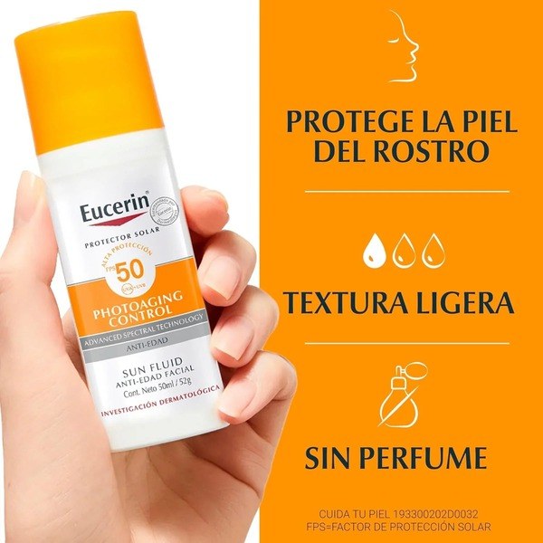 Eucerin Eucerin Protector solar facial FPS 50+ sunscreen - Back View - for Sale in Kenya