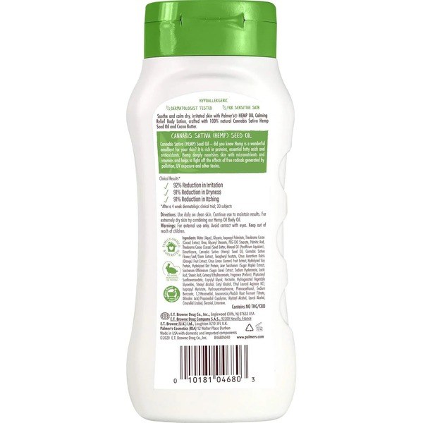 Palmer's Palmer's Cocoa Butter Formula Hemp Oil Body Lotion - Back View - for Sale in Kenya