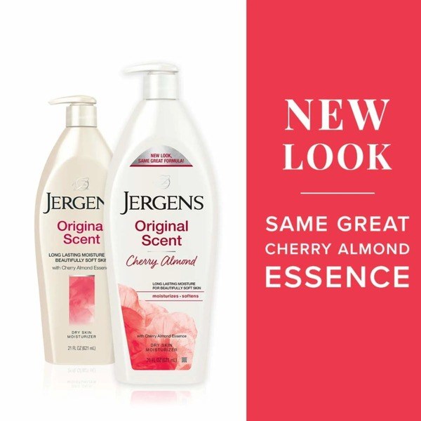 Jergens Jergens Body Lotion Cherry Almond Essence 21 Oz - Ingredients View - for Sale in Kenya