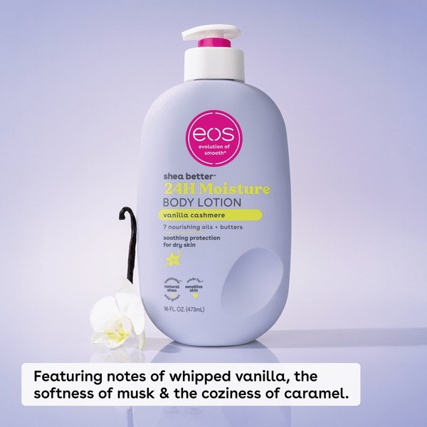 eos eos Vanilla Cashmere Lotion, 16 fl oz - Back View - for Sale in Kenya