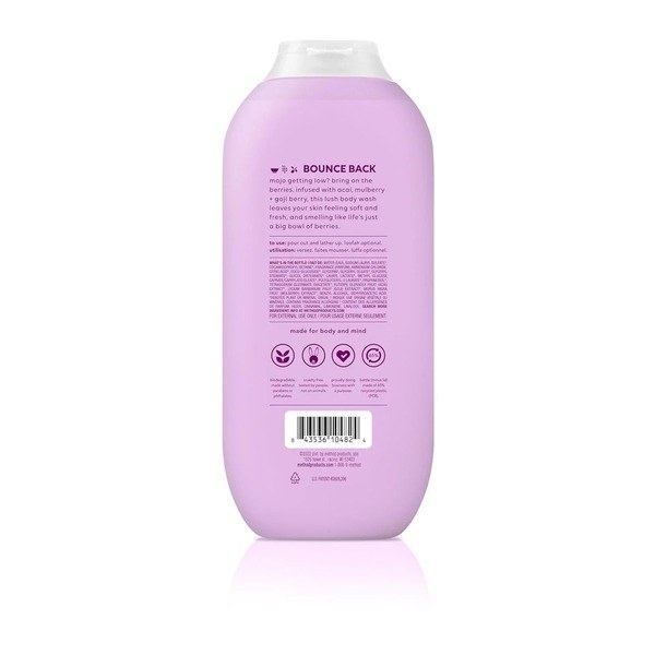 Method Method Body Wash, Berry Balance - Ingredients View - for Sale in Kenya