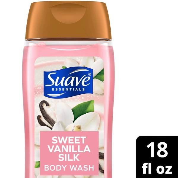 Suave Suave Essentials Gentle Body Wash, Sweet Vanilla, 18 oz - Back View - for Sale in Kenya