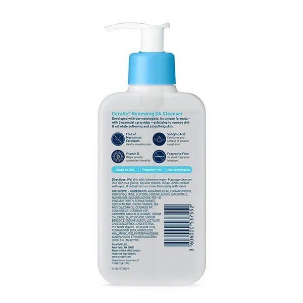 Cerave CeraVe Salicylic Acid Foaming Gel Cleanser - Back View - for Sale in Kenya