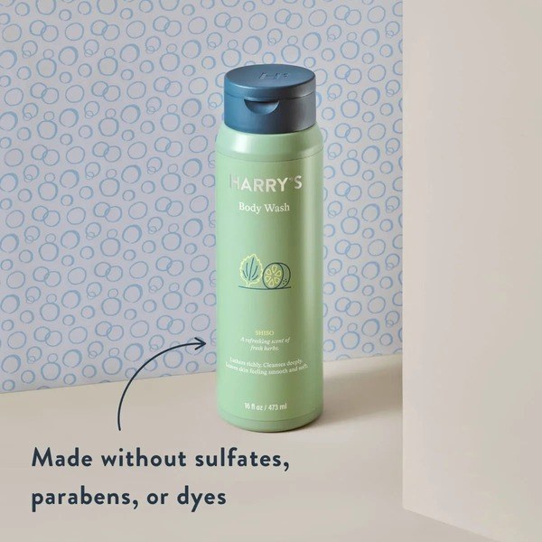 Harry's Harry's Men's Cleansing Body Wash, Shiso Scent, 16 fl oz - Ingredients View - for Sale in Kenya